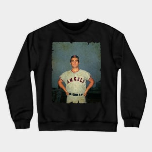 Jim Fregosi in Los Angeles Angels of Anaheim Crewneck Sweatshirt